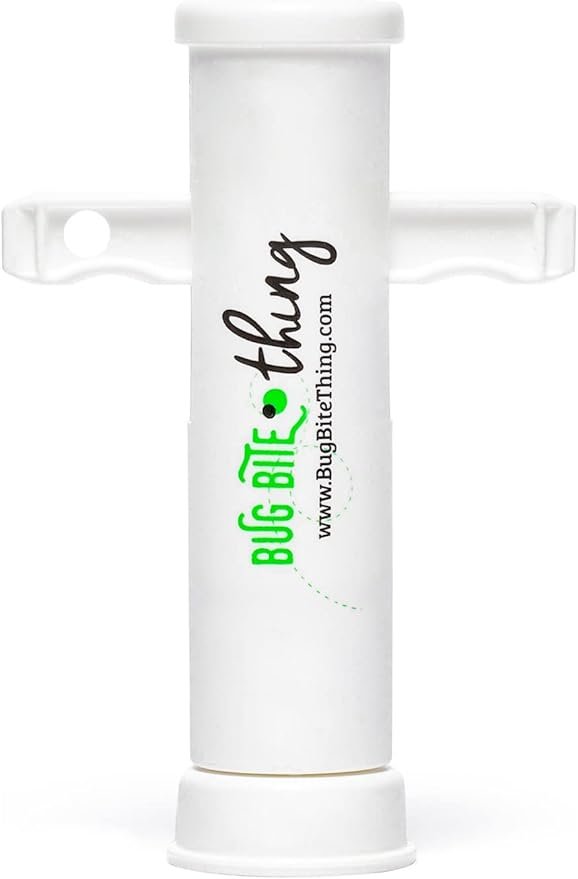 BUG BITE THING Suction Tool - Bug Bites and Bee/Wasp Stings, Natural Insect Bite Relief - White/Single