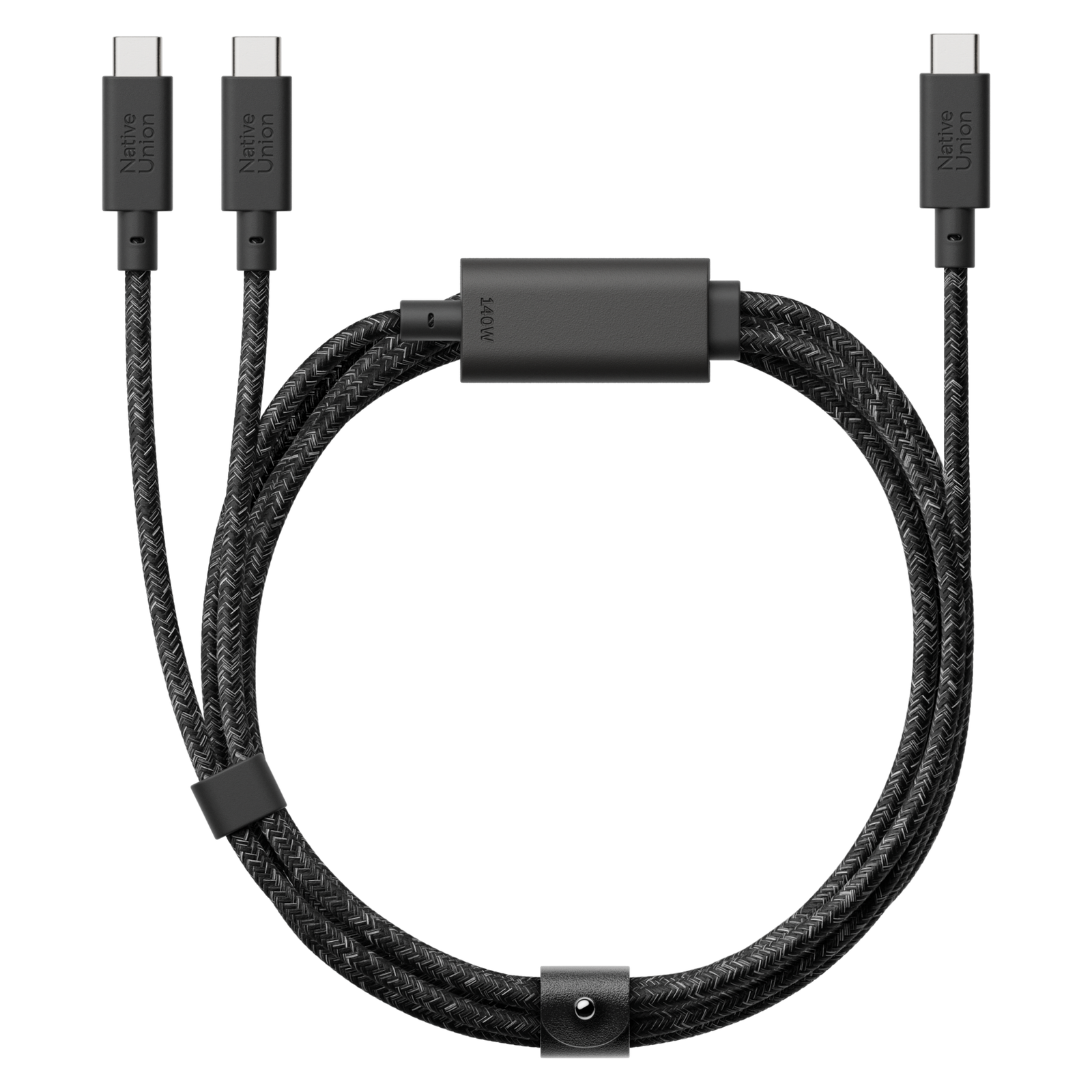 Belt Cable 2-in-1 USB-C to USB-C & USB-C Cable (140W)