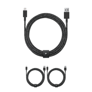 3-Pack Belt Cable XL (USB-A to Lightning)