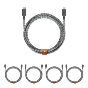 5-Pack Belt Cable XL (USB-C to Lightning)