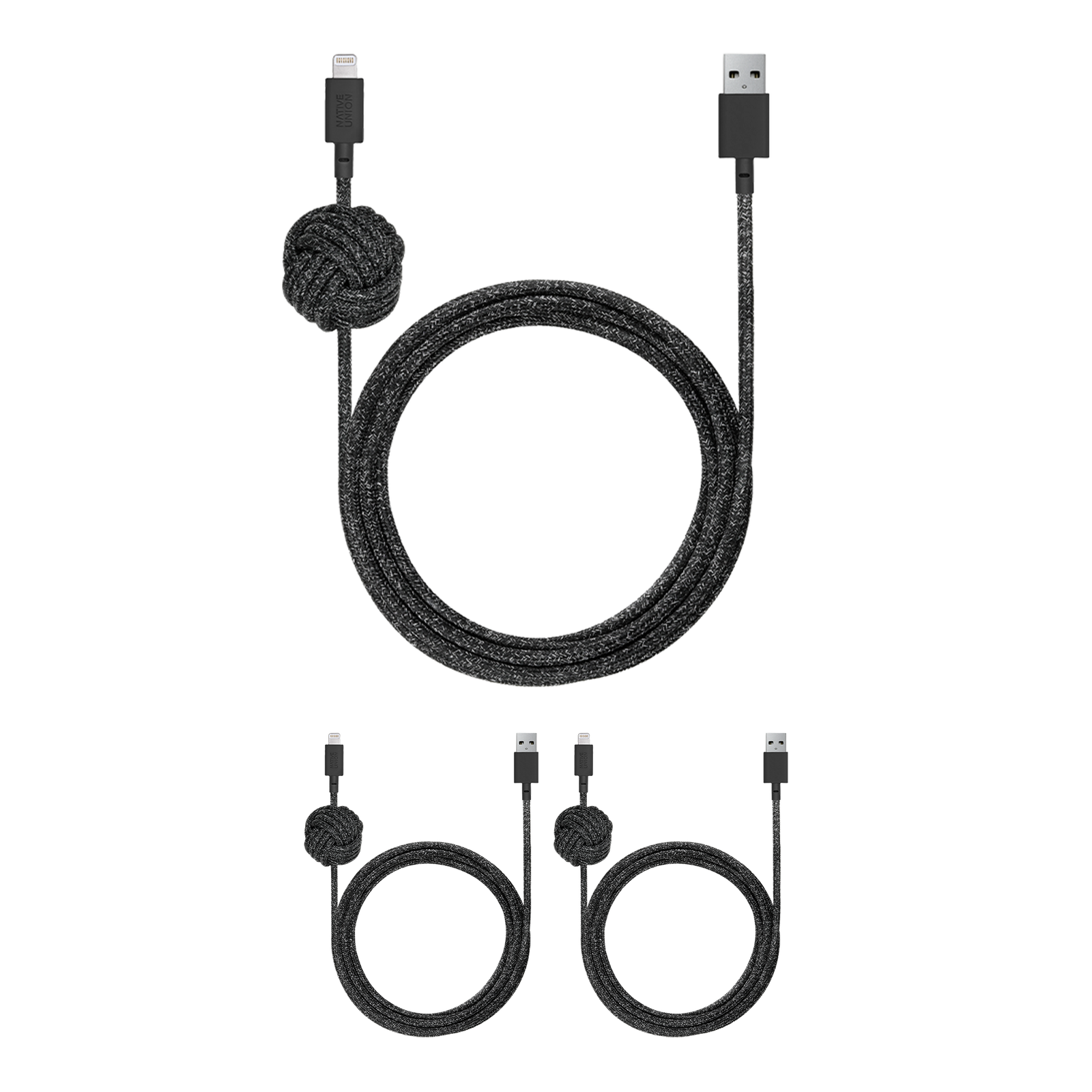 3-Pack Night Cable (USB-A to Lightning)